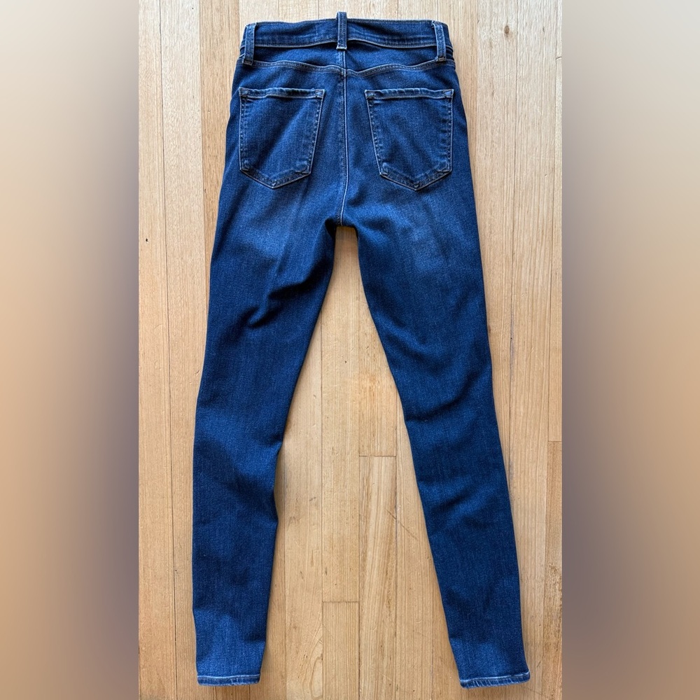 J Brand Blue Skinny Jeans Sleek Fit Size 24 - Picture 3 of 5